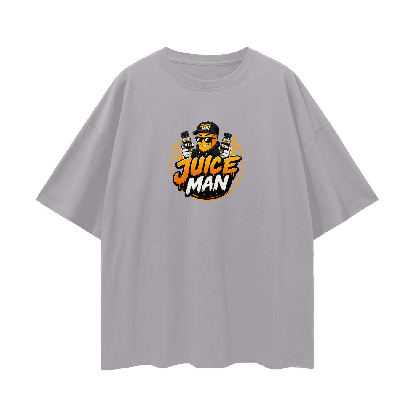 JUICEMAN Streetwear Loose Drop Shoulder T-Shirt