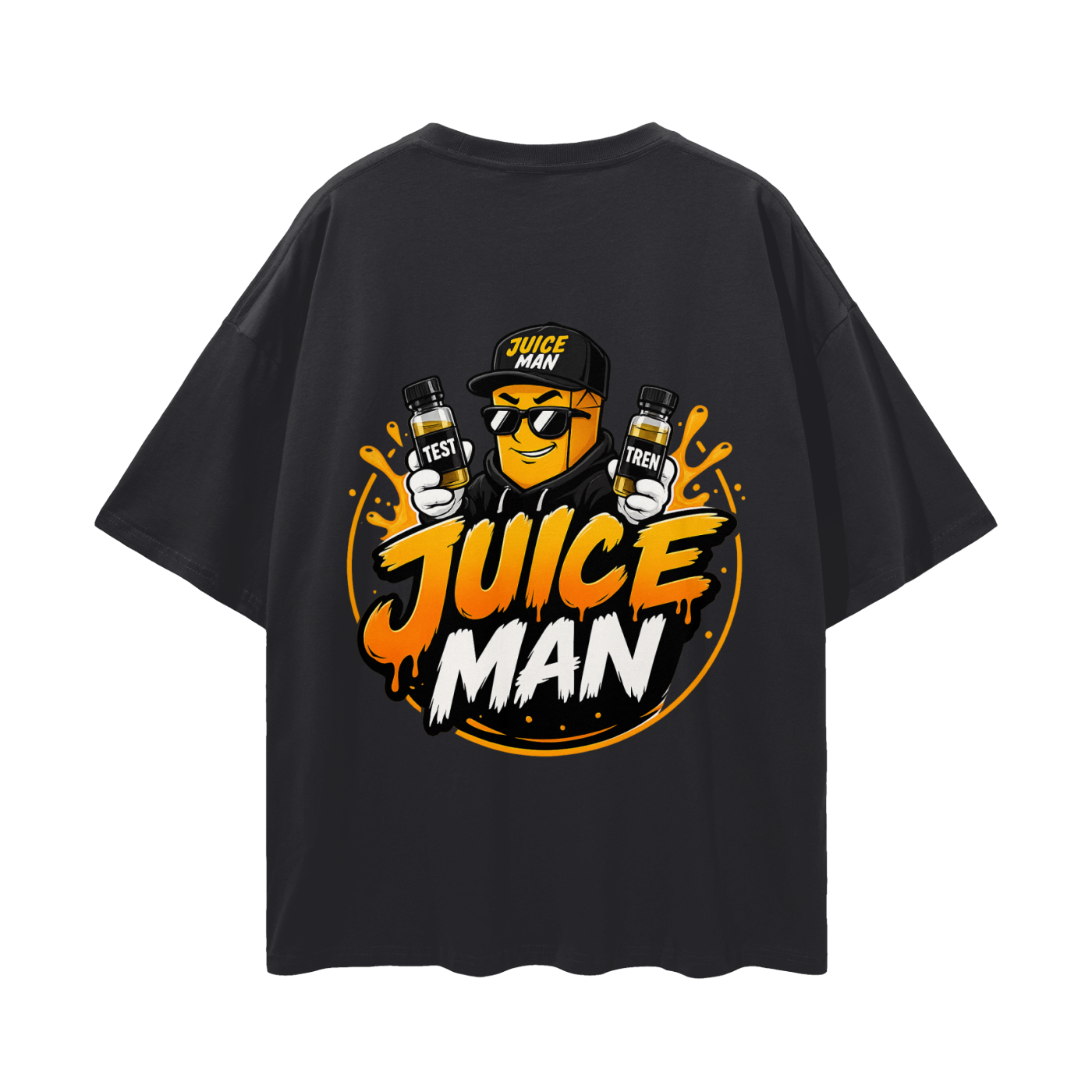 JUICEMAN Streetwear Loose Drop Shoulder T-Shirt