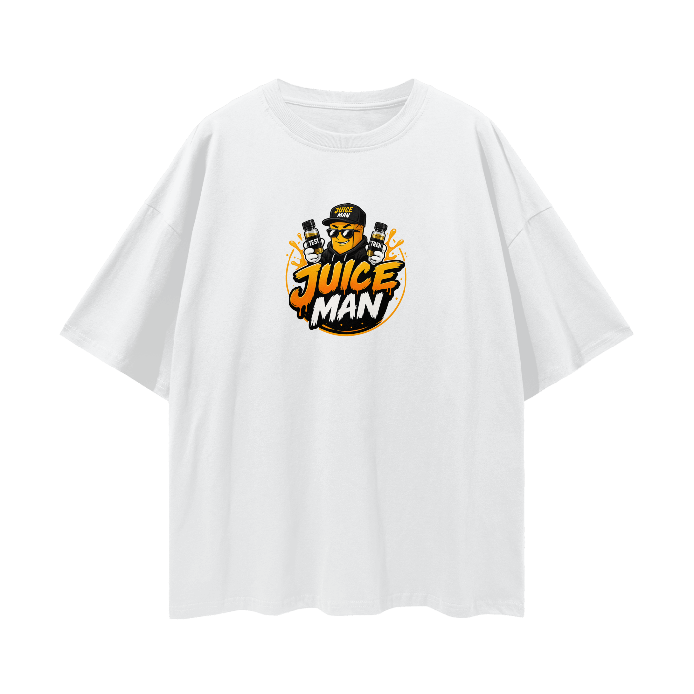 JUICEMAN Streetwear Loose Drop Shoulder T-Shirt