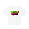 NEON PLUG Lightweight Cocoon Shape Short Sleeve Top