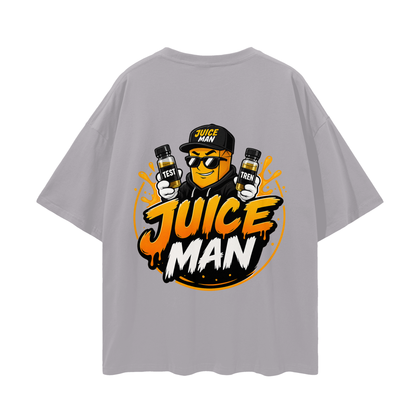 JUICEMAN Streetwear Loose Drop Shoulder T-Shirt