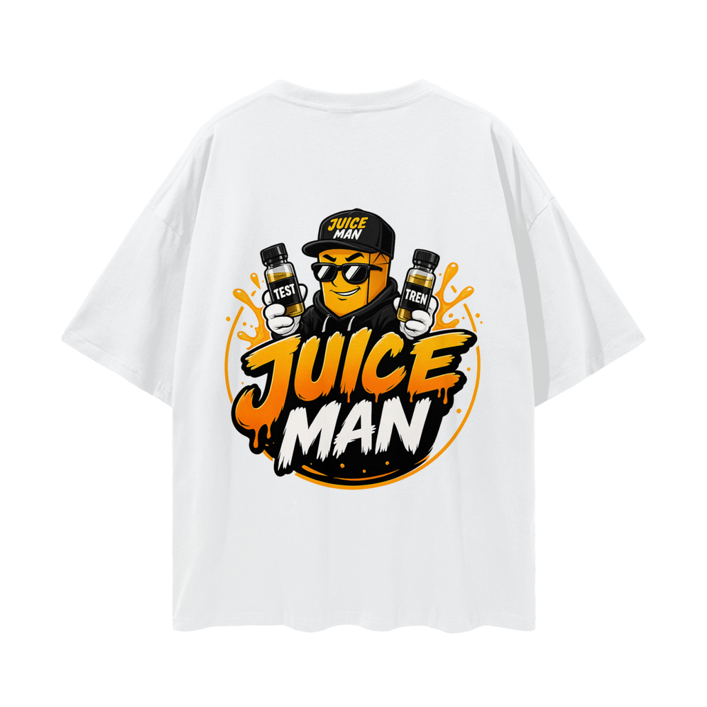 JUICEMAN Streetwear Loose Drop Shoulder T-Shirt
