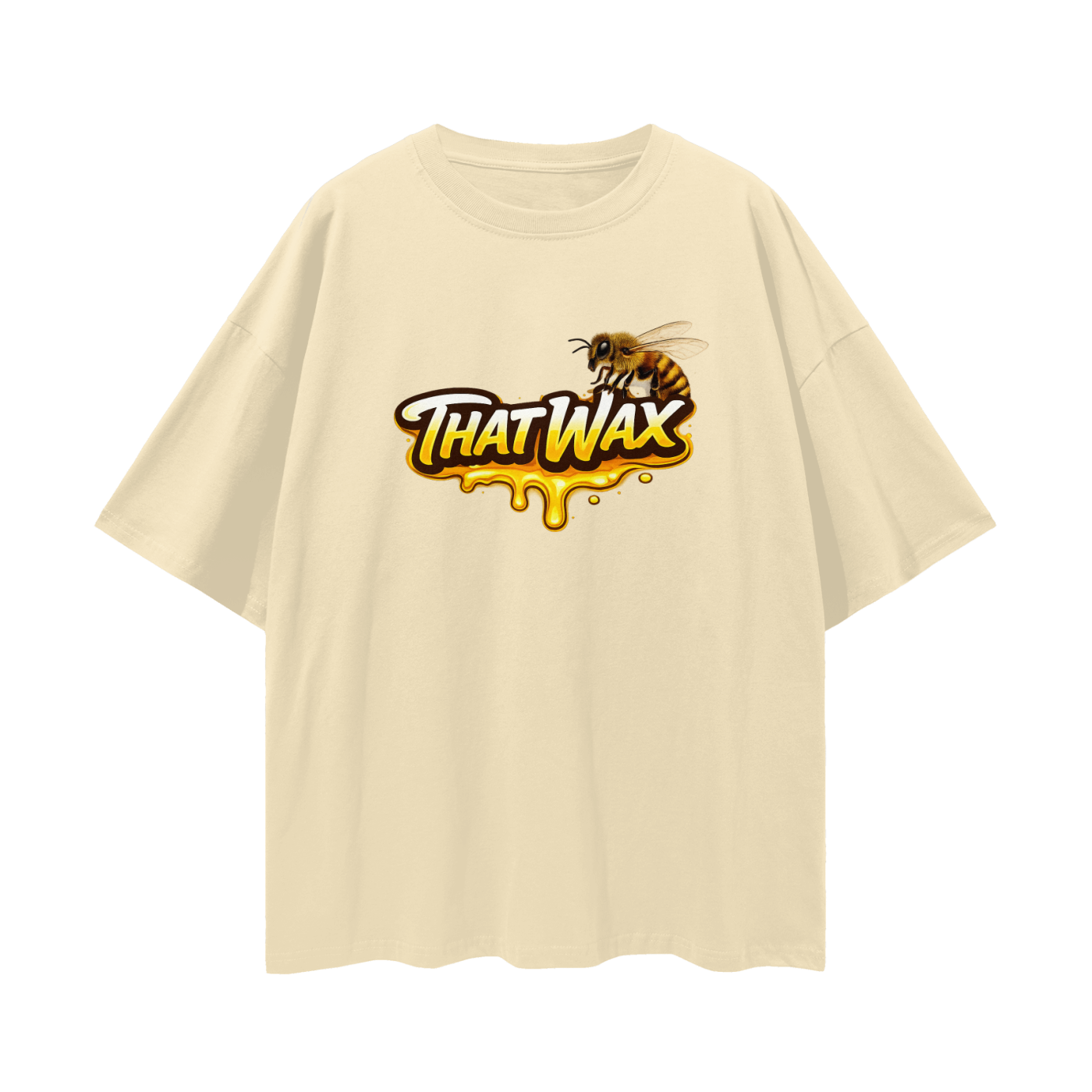 THAT WAX Streetwear Loose Drop Shoulder T-Shirt