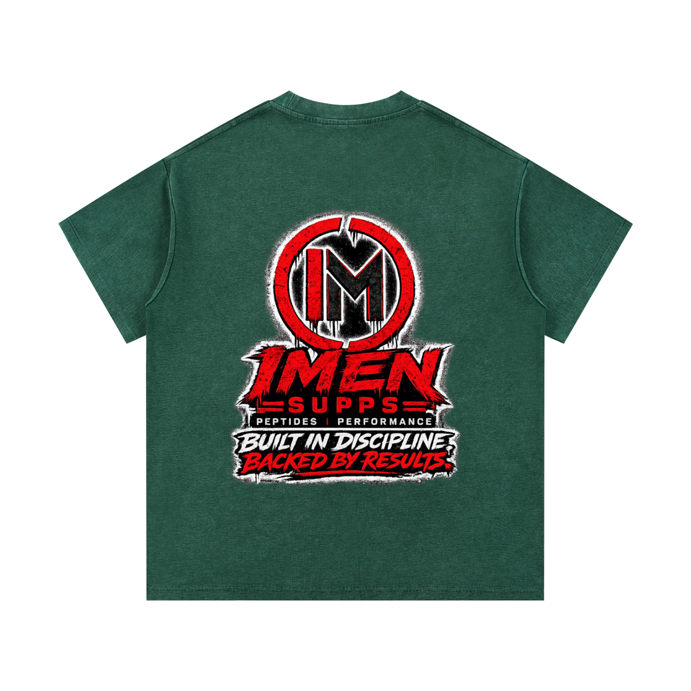 IMEN SUPPS Mineral Wash Waffle Knit T-Shirt