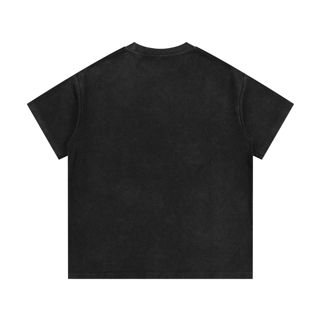 TREN Mineral Wash Waffle Knit T-Shirt