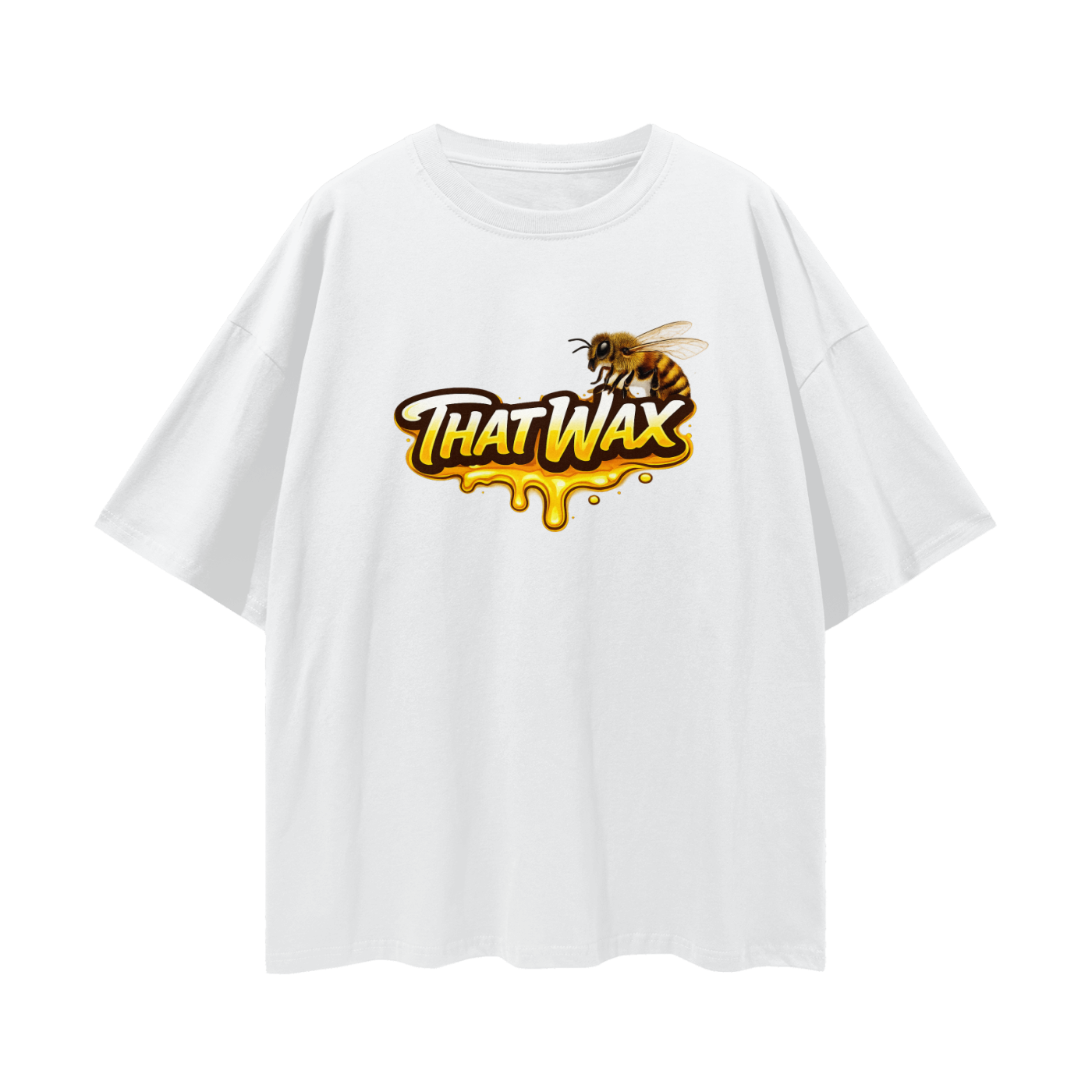 THAT WAX Streetwear Loose Drop Shoulder T-Shirt