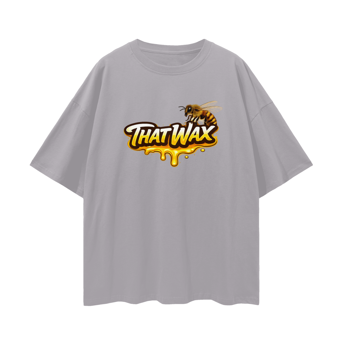 THAT WAX Streetwear Loose Drop Shoulder T-Shirt