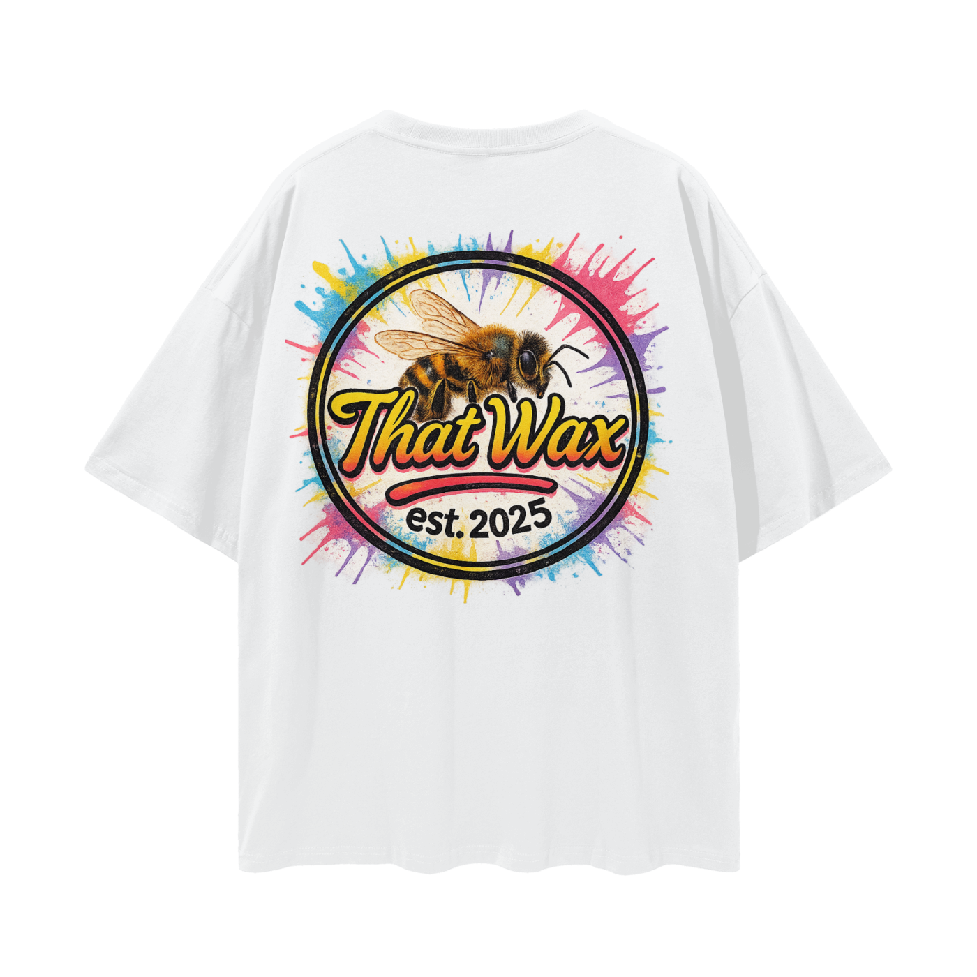 THAT WAX Streetwear Loose Drop Shoulder T-Shirt