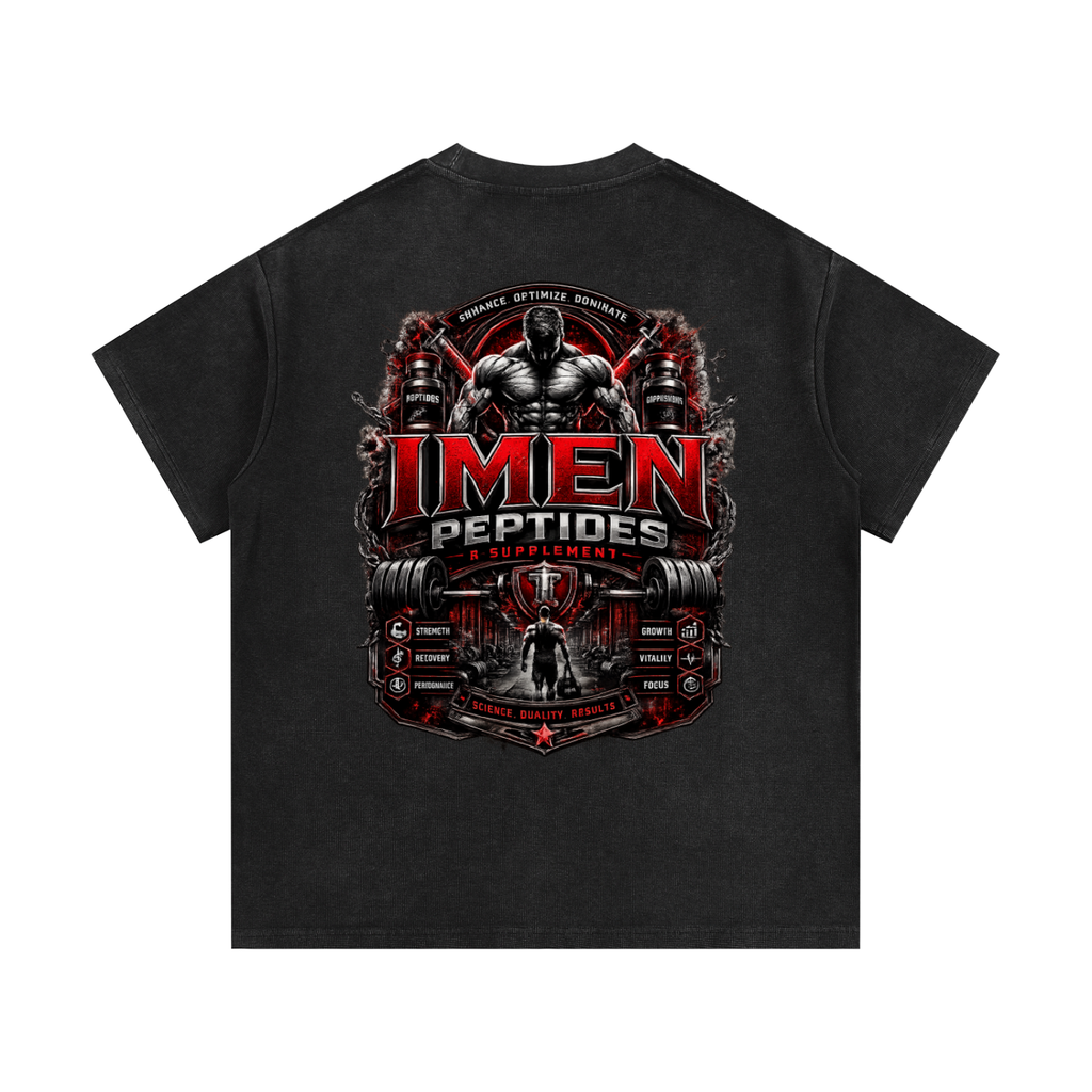 IMEN V2 Mineral Wash Waffle Knit T-Shirt