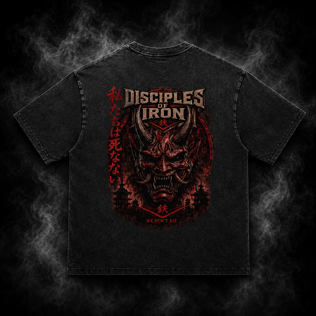 ONI DOI Snow Washed Heavyweight Oversize T-Shirt