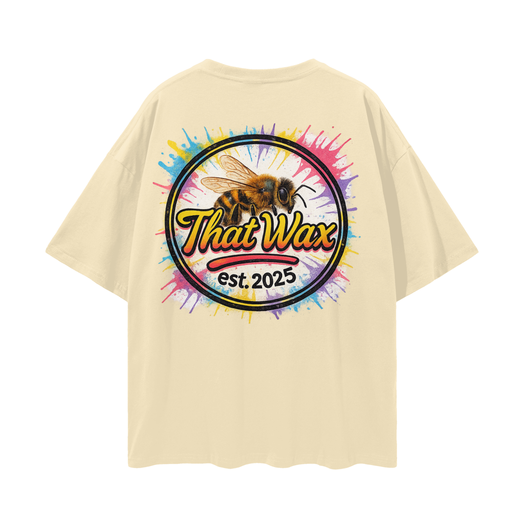 THAT WAX Streetwear Loose Drop Shoulder T-Shirt