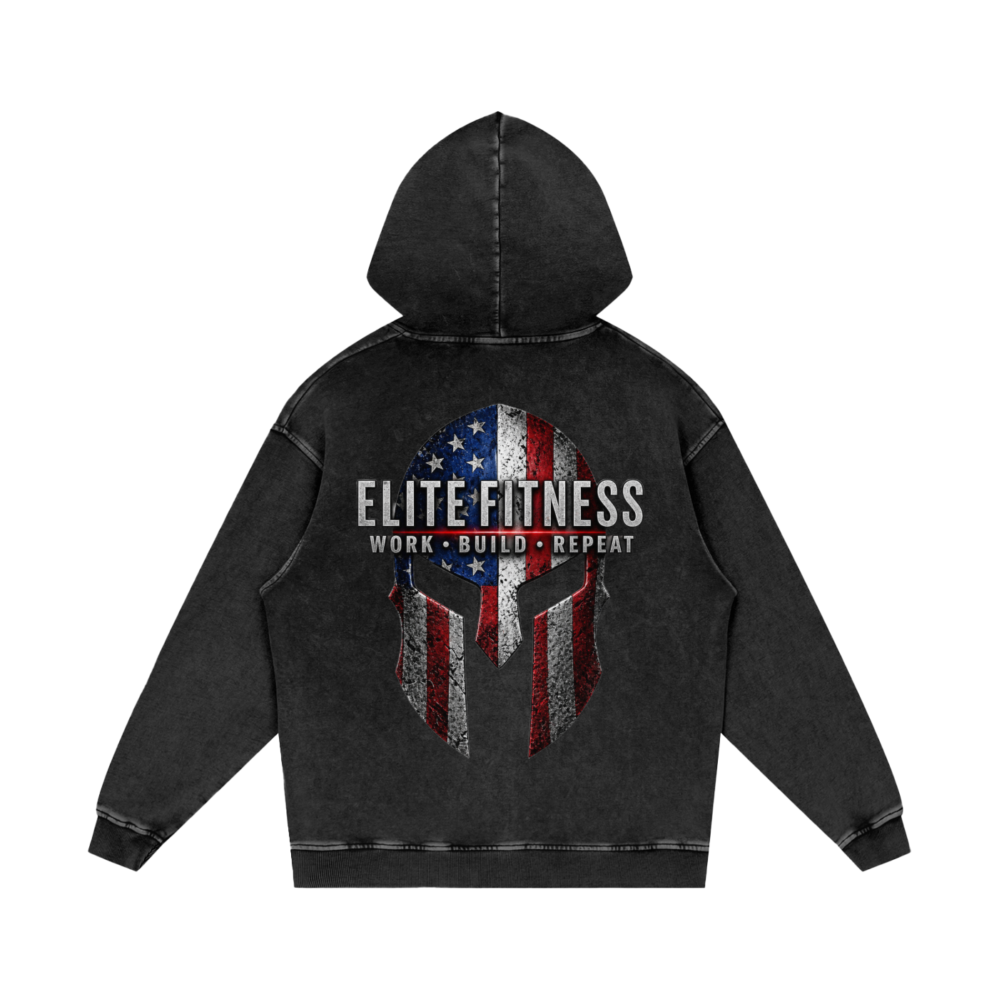 ELITE Snow Washed Loose Cotton Hoodie