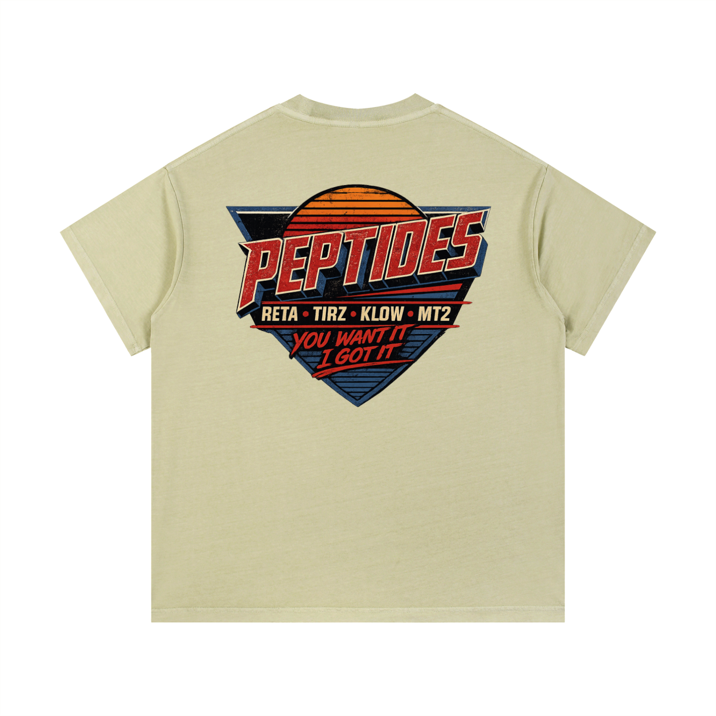 Peptide Vintage Wash Cotton T-Shirt