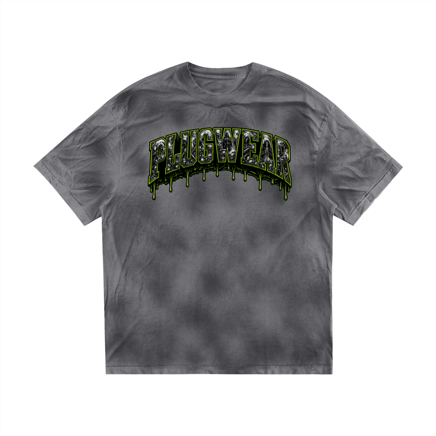 LE PLUGWARE Dirty Washed Loose T-Shirt