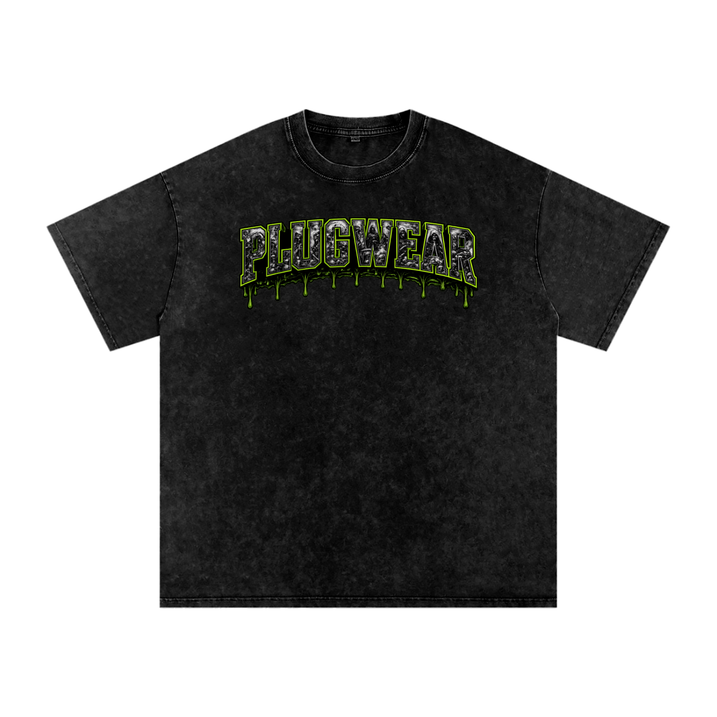 PLUGWEAR/TGP Snow Washed Oversized Cotton T-Shirt
