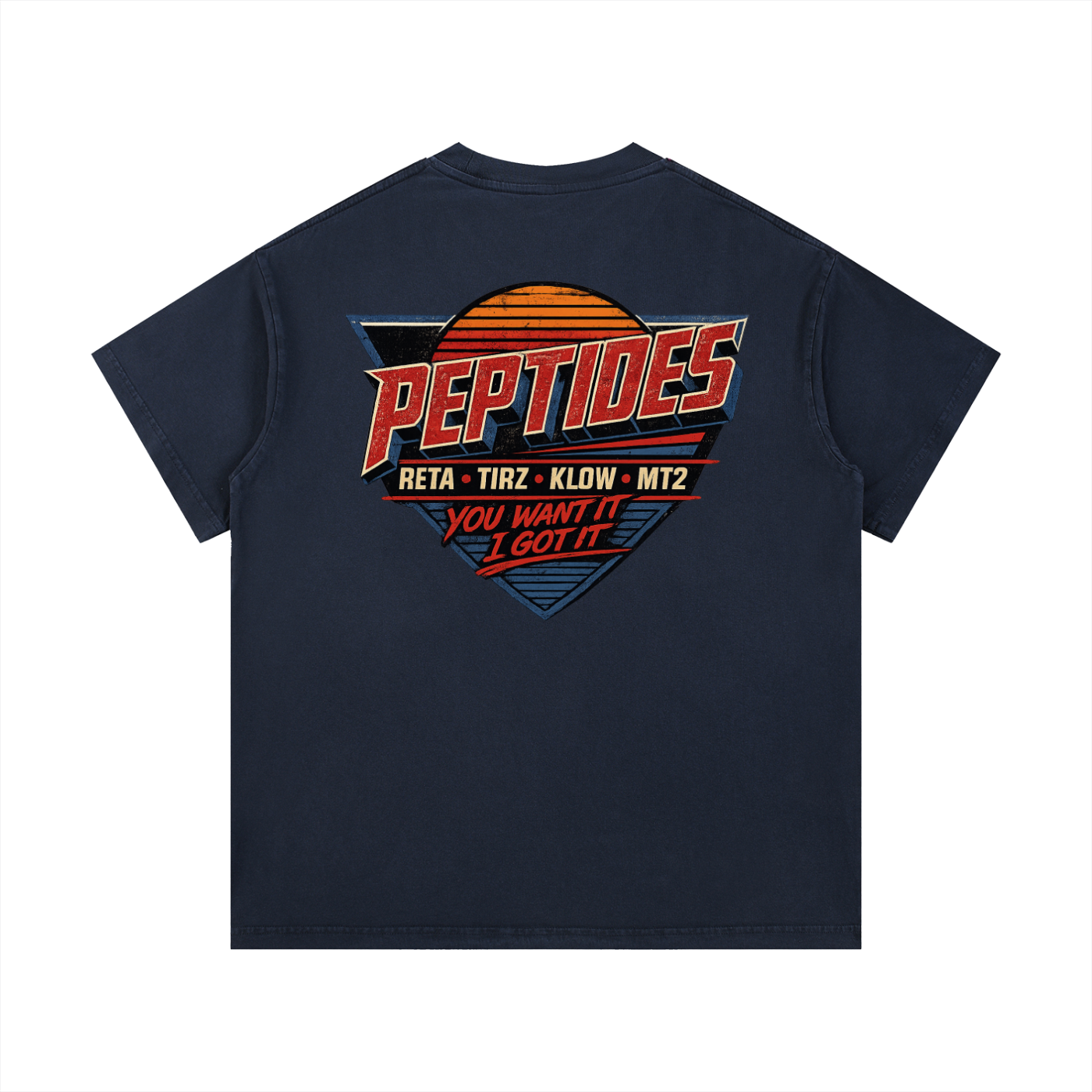 Peptide Vintage Wash Cotton T-Shirt