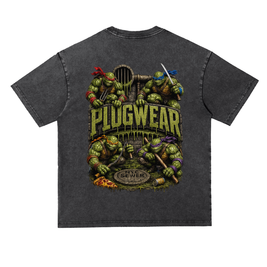 PWNT Snow Washed Heavyweight Oversize T-Shirt