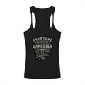 Gangster Slim Fit Ribbed Racerback Tank Top