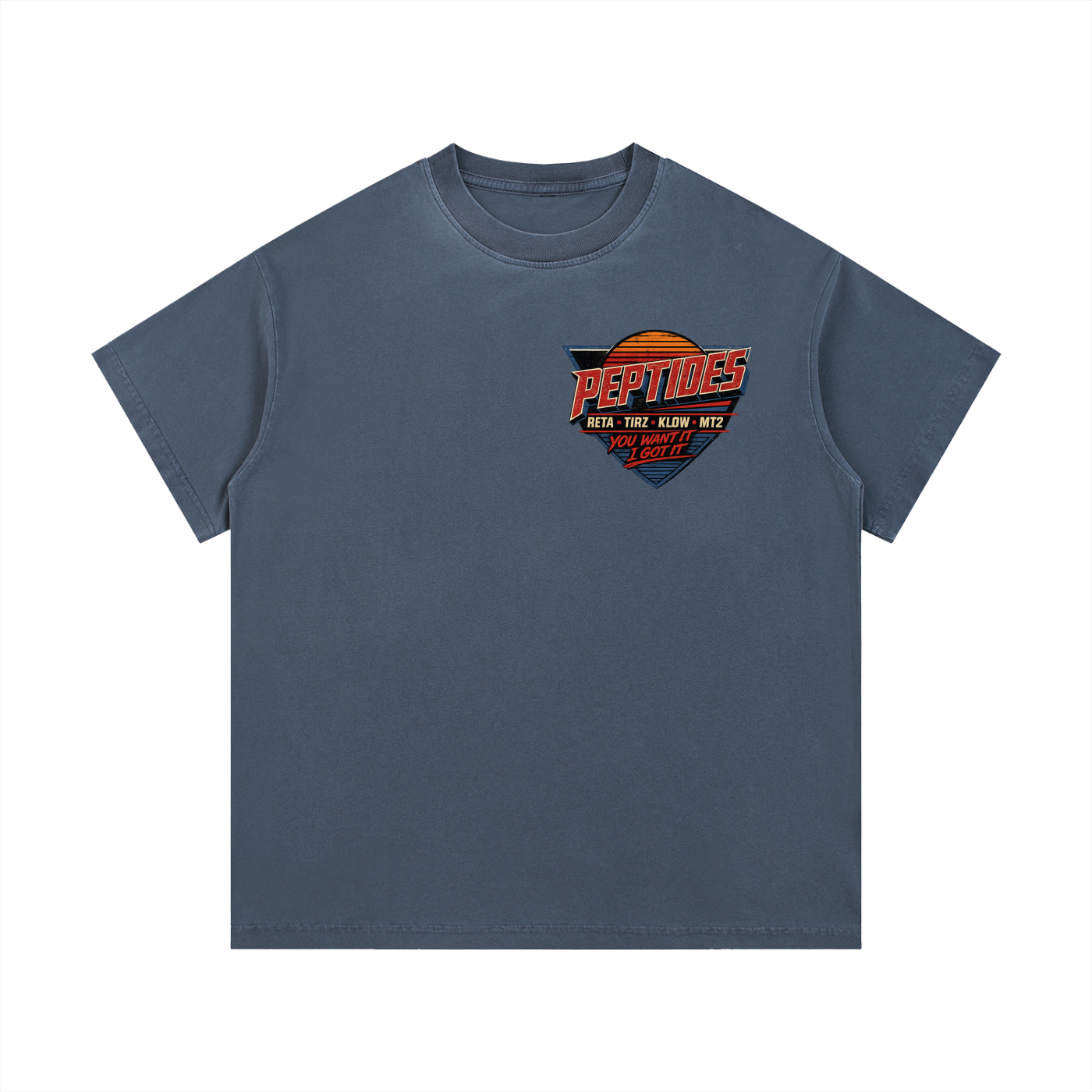 Peptide Vintage Wash Cotton T-Shirt