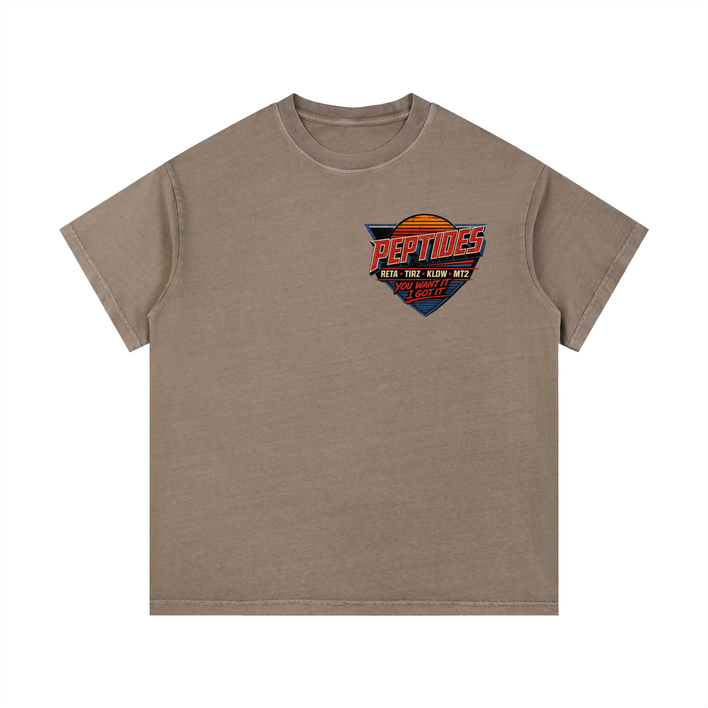 Peptide Vintage Wash Cotton T-Shirt