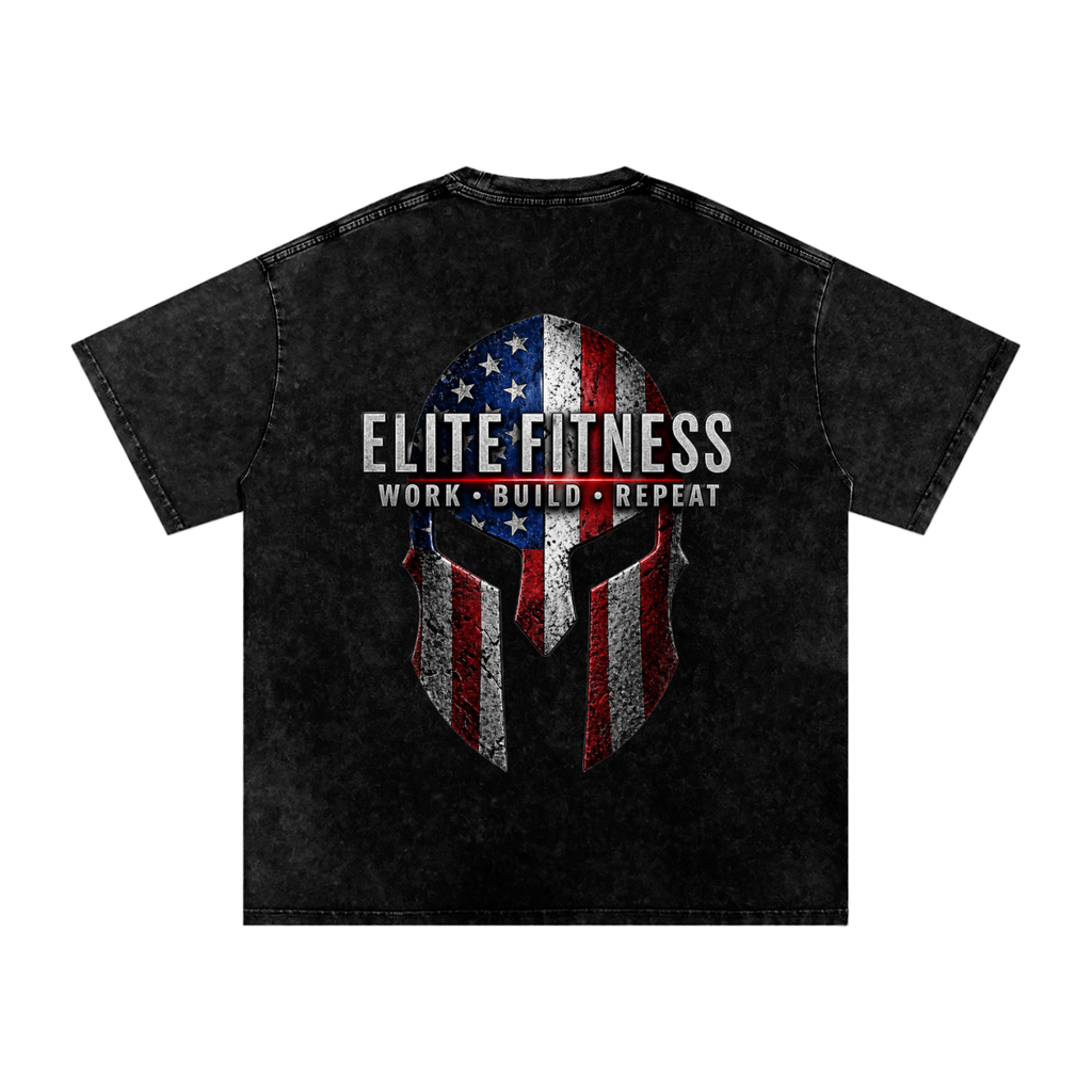 ELITE Snow Washed Oversized Cotton T-Shirt
