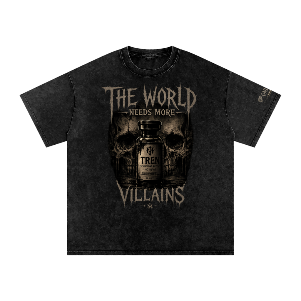 Villains snow washed oversize
