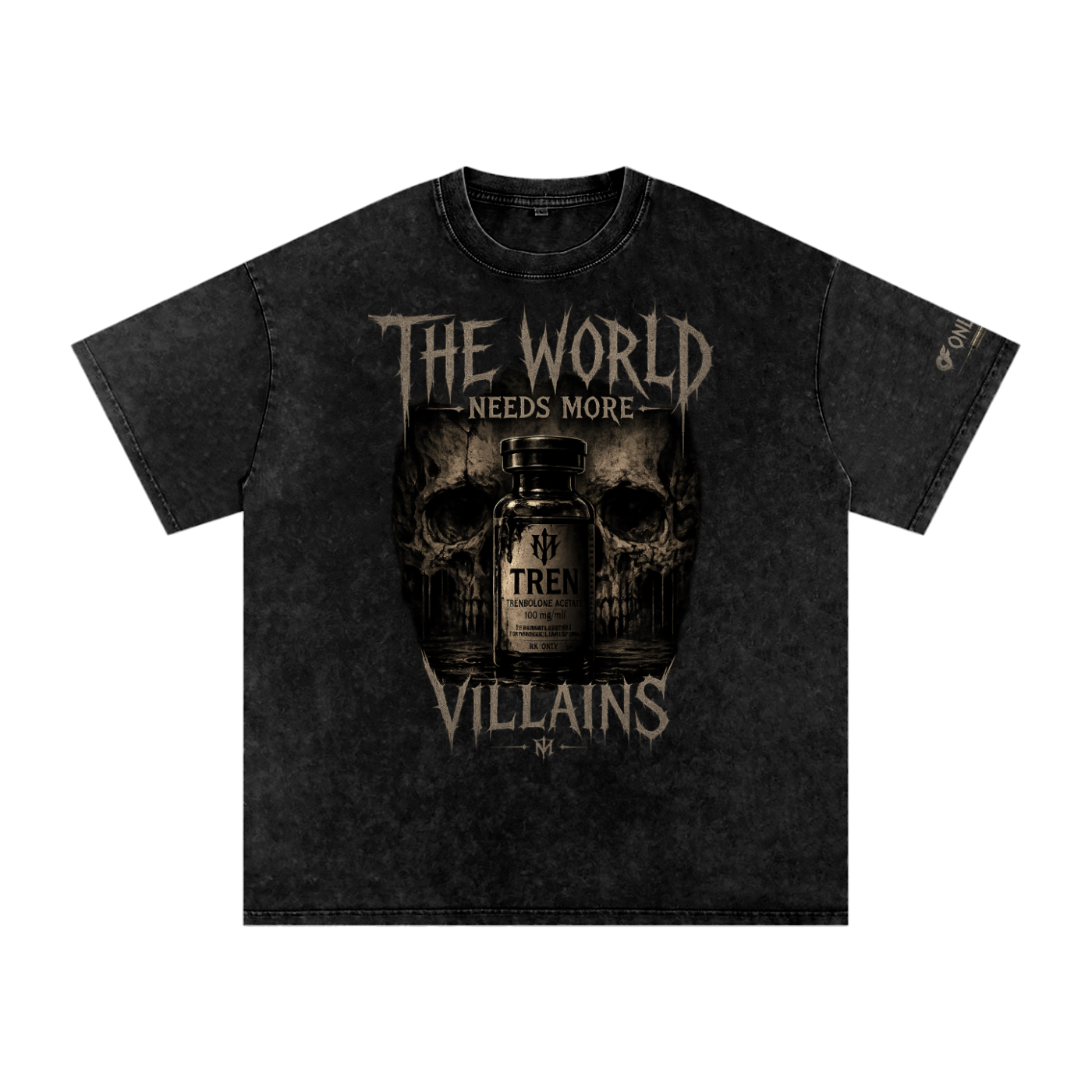 Villains snow washed oversize