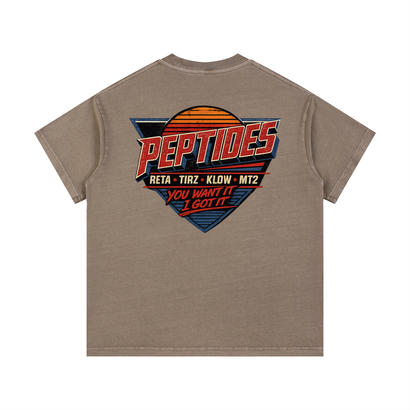 Peptide Vintage Wash Cotton T-Shirt