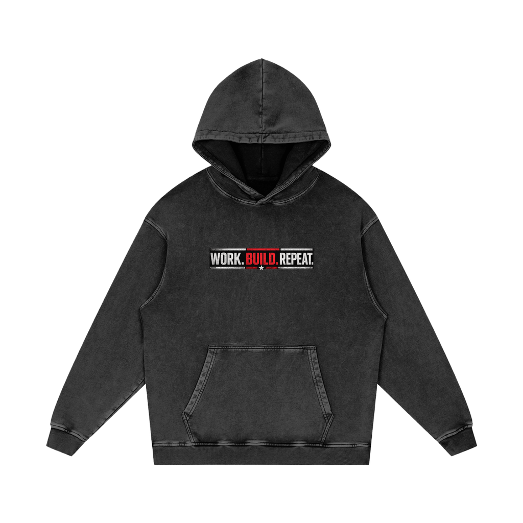 ELITE Snow Washed Loose Cotton Hoodie